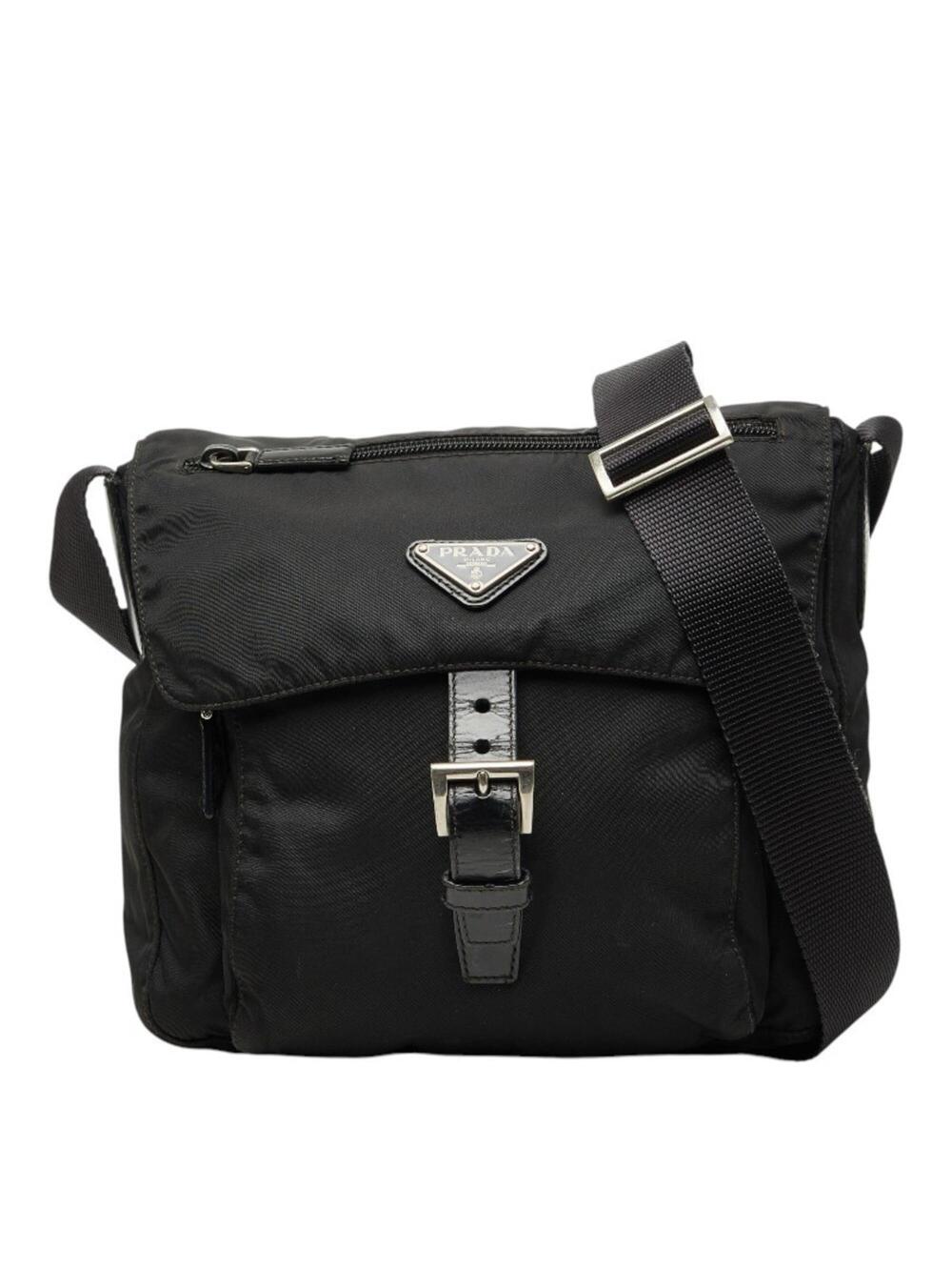 Prada Buckle Messenger Bag Tessuto #310020P60B